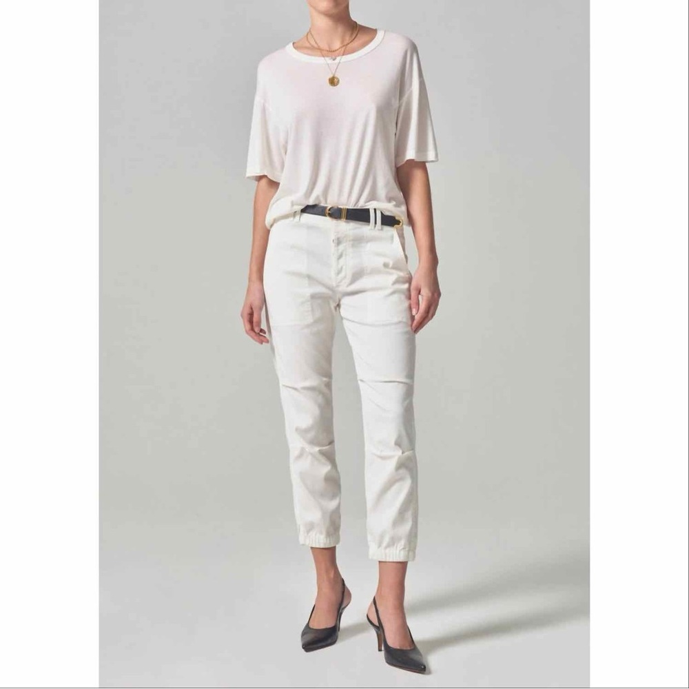 Citizens of Humanity Agni Utility Pants White 28 Cargo Gorpcore Spring Summer‎
